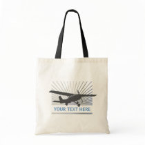 High Wing Aircraft Tote Bag