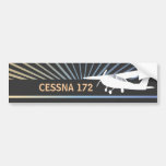 High Wing Aircraft Bumper Stickers