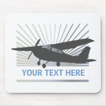 High Wing Aircraft Mouse Pad