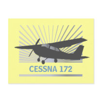 High Wing Aircraft Post Card