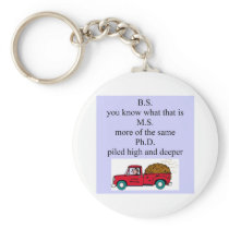 higher education humor key chains