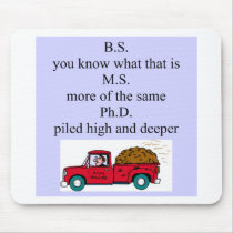 higher education humor mouse mat