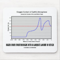 Higher Order Evolution Begins Adequate Amt Oxygen Mousepad