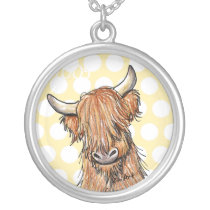 Highland Cow Necklace necklaces