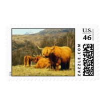 Highland Cows postage by alternateworlds Highland Cows postage