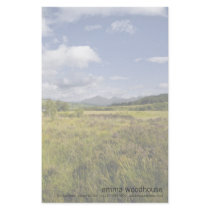 Highland Landscape Personalized Stationery