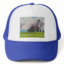 Highland Lighthouse Cape Cod, MA hats by TheCreatorsChoice Highland Lighthouse Cape Cod, MA hats