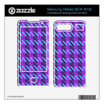 Highland Pink Houndstooth Samsung Omnia Decal