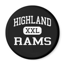 Highland - Rams - High - Salt Lake City Utah magnets