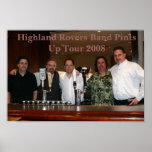 Highland Rovers Band 2008 Tour Poste posters
