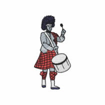 Highlander Drummer embroidered shirts by ZazzleEmbroidery Highlander Drummer embroidered shirts