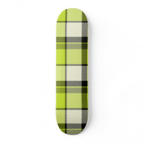 Highlander Green Skateboard Tartan