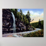 Highlands North Carolina Bridal Veil Falls Posters