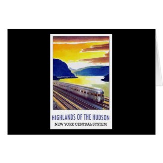 Highlands Of The Hudson New York Central System Greeting Cards