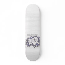 Highschool scribblings skate board decks