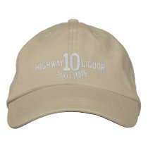 Highway 10 Liquor Embroidered Hat
