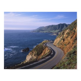 Highway 1 along the California Coast near Poster