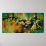 'Highway' abstract design poster