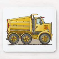Highway Dump Truck Mouse Pad