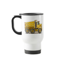Highway Dump Truck Travel Mug