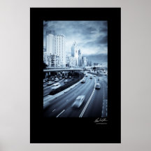 Highway in the City Poster