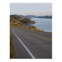 highway near horsetooth Reservoir Colorado Postcard