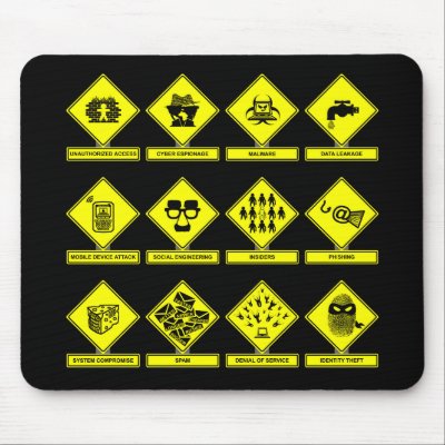 Highway of Threats Mousepad by mindfulsecurity