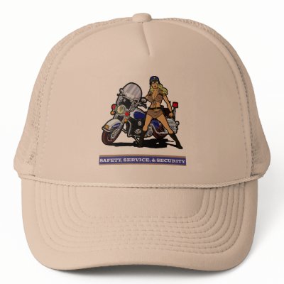 HIGHWAY PATROL GIRL MESH HATS by nassosvakalis