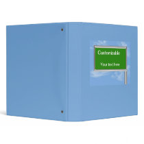 Highway Sign Greeting - Customizable Vinyl Binders