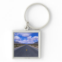 Highway Through Death Valley, California Keychains
