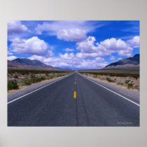 Highway Through Death Valley, California Posters