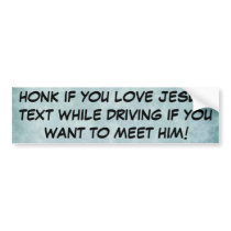 Highway to Heaven Bumper Sticker