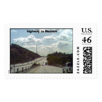 Highway to Heaven, clouds, freeway, travel, drivin postage by icopprell Highway to Heaven, clouds, freeway, travel, drivin postage