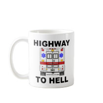 Highway to Hell Ambulance - Cup mugs by tkepner Highway to Hell Ambulance - Cup mugs