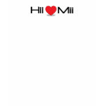 Hii Loves Mii Women's Shirt