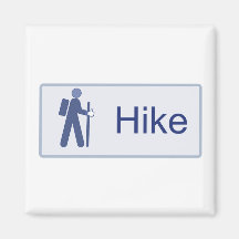Hike Like Fridge Magnets