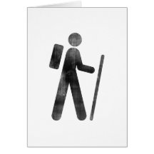 Hiker Greeting Card