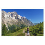 hiker in Ferret Valley, Italy Customized Stationery