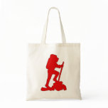 Hiker Silhouette Emblem Graphic Design Backpacker bags