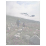 Hikers in Auyuittuq National Park, NWT, Canada Letterhead Template