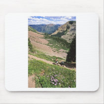 Hikers in Rockies Aspen CO Mousepads