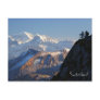 Hikers on Mount Pilatus in Lucerne Switzerland Postcards