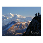 Hikers on Mount Pilatus in Lucerne Switzerland Postcards