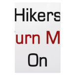 Hikers Turn Me On Custom Stationery