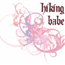 Hiking Babe photo sculptures