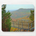 Hiking Bridge Way Above The Mountains mousepads