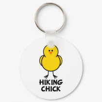 Hiking Chick keychains