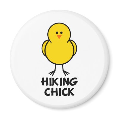 Hiking Chick Refrigerator Magnet by chicktshirts8