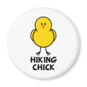 Hiking Chick magnets