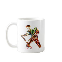 Hiking - Cosmic Red Sparkle design mugs by doonagiri Hiking - Cosmic Red Sparkle design mugs